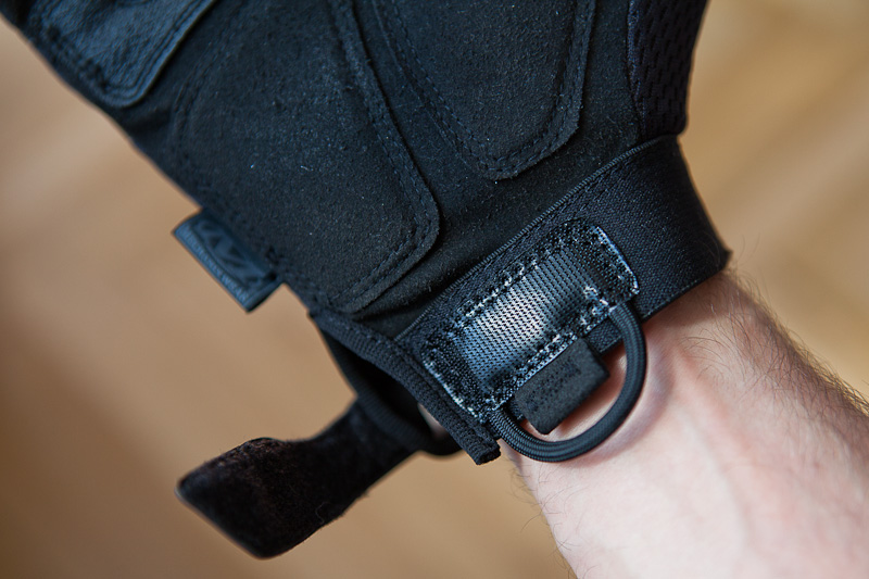 Mechanix M-Pact glove velcro detail